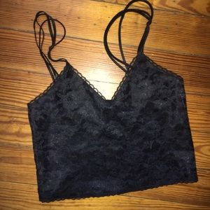 Vintage Victoria’s Secret Cropped Lace Tank